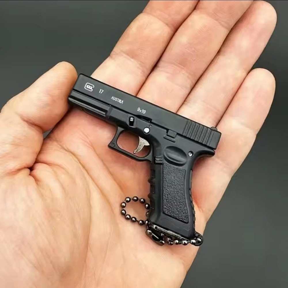 1:3 Authentic G 17 Keychain Buildable Metal Slide & Removable Metal Mag